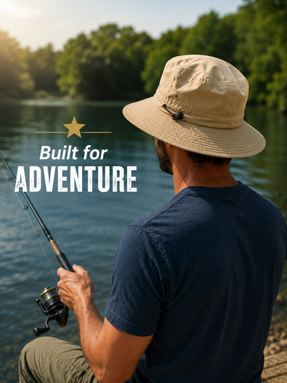 قبعة واقية من الشمس بخيط قابل للتعديل